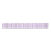 Pastel Lila Gingham Pattern Satinband (Vorderseite)