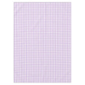 Pastel Lila Gingham Pattern Tischdecke (Vorderseite)