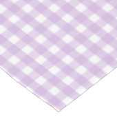 Pastel Lila Gingham Pattern Tischdecke (Schrägansicht)