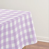Pastel Lila Gingham Pattern Tischdecke (Beispiel)