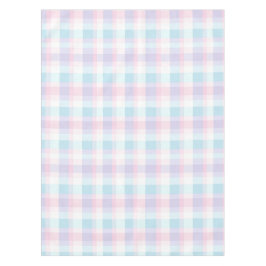 Pastel Lila Gingham Pattern Tischdecke