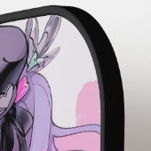 Pastel Lila Gothic Lolita Pickleball Schläger (Linke Seite)