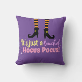 Pastel Lila Hocus Pocus Halloween Witz Leg Kissen