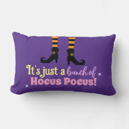 Pastel Lila Hocus Pocus Halloween Witz Leg Lendenkissen