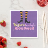 Pastel Lila Hocus Pocus Halloween Witz Leg Serviette (Beispiel)