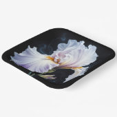 Pastel Lila Iris Blossom Pappteller (Gewinkelt)