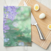 Pastel Lila Jacaranda Tree Blume Geschirrtuch (Viertel Falte)