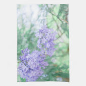 Pastel Lila Jacaranda Tree Blume Geschirrtuch (Vertikal)