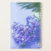 Pastel Lila Jacaranda Tree Blume Planer (Rückseite)