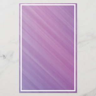 Pastel Lila Lavendel Weiße Grenze Briefpapier