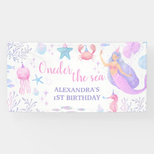 Pastel Lila Mermaid Oneder Sea Girl 1. Banner