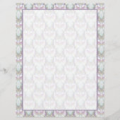 Pastel Lila Oracle Owl Pattern (Vorderseite)
