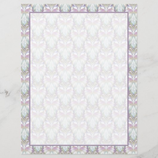 Pastel Lila Oracle Owl Pattern (Vorderseite)