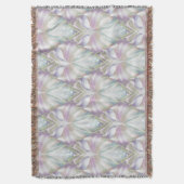 Pastel Lila Oracle Owl Pattern Decke (Vorderseite Vertikal)