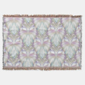 Pastel Lila Oracle Owl Pattern Decke (Vorderseite)