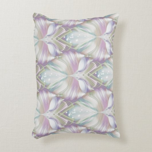 Pastel Lila Oracle Owl Pattern Dekokissen (Vorderseite(Vertikal))