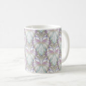 Pastel Lila Oracle Owl Pattern Kaffeetasse (VorderseiteRechts)