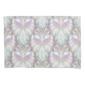 Pastel Lila Oracle Owl Pattern Kissenbezug (Vorderseite-Links)