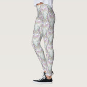 Pastel Lila Oracle Owl Pattern Leggings (Links)