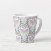 Pastel Lila Oracle Owl Pattern Milchtasse (Rechte Ecke)