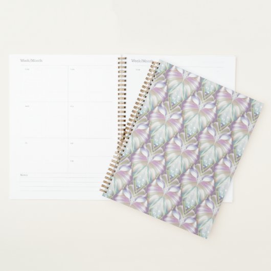 Pastel Lila Oracle Owl Pattern Planer (Anzeige)