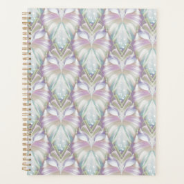 Pastel Lila Oracle Owl Pattern Planer