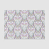Pastel Lila Oracle Owl Pattern Seidenpapier (Vorderseite)
