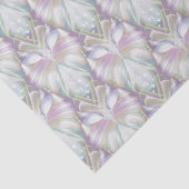 Pastel Lila Oracle Owl Pattern Seidenpapier (Ausschnitt)