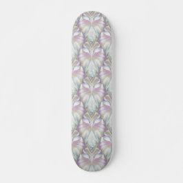 Pastel Lila Oracle Owl Pattern Skateboard