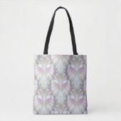 Pastel Lila Oracle Owl Pattern Tasche (Vorderseite)