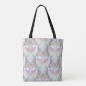 Pastel Lila Oracle Owl Pattern Tasche (Rückseite)