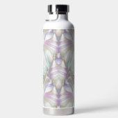 Pastel Lila Oracle Owl Pattern Trinkflasche (Rechts)