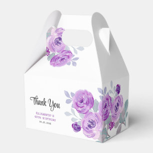 Pastel Lila Rose Grüne Geburtstagsgeschenk Box Geschenkschachtel
