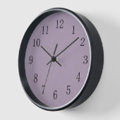 Pastel Lila, runde (mittlere) Wall-Uhr Uhr (Winkel)