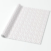 Pastel Lila Simple Modern Raindrops Muster Geschenkpapier (Ungerollt)