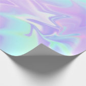 Pastel Lila und Minze Abstrakt Geschenkpapier (Ecke)