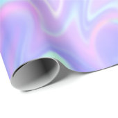 Pastel Lila und Minze Abstrakt Geschenkpapier (Rolleneckpunkt)