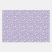 Pastel Lila Weihnachten Geschenkpapier Set (Vorderseite 3)