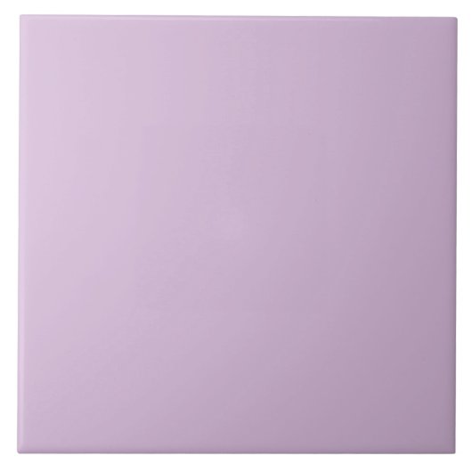 Pastel Lilac Keramik Tile. Fliese (Vorderseite)