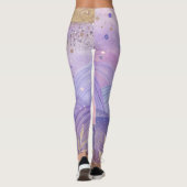 Pastel Lilac Leggings Soft und Stilvolles Design (Rückseite)