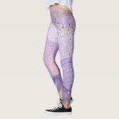 Pastel Lilac Leggings Soft und Stilvolles Design (Links)