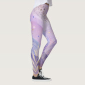 Pastel Lilac Leggings Soft und Stilvolles Design (Rechts)