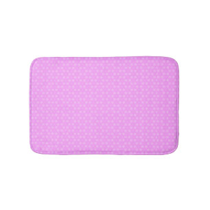 Pastel Lilac Lila White Star Wiederholungsmuster Badematte