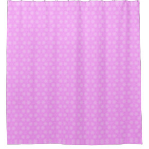Pastel Lilac Lila White Star Wiederholungsmuster Duschvorhang