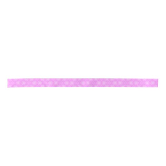 Pastel Lilac Lila White Star Wiederholungsmuster Satinband (Vorderseite)