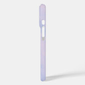 Pastel Lilac Marble Personalisierter Skriptname Case-Mate iPhone Hülle (Rückseite / Links)