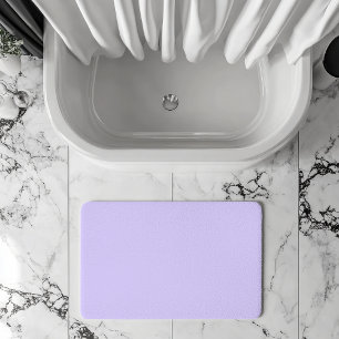 Pastel Lilac Solid Color Classic elegant Badematte