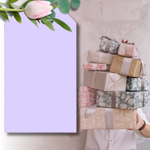 Pastel Lilac Solid Color Classic elegant Geschenkanhänger