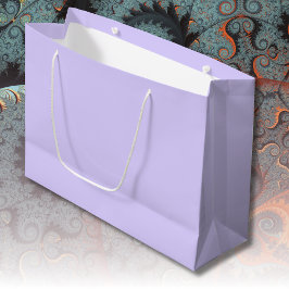 Pastel Lilac Solid Color | Classic | elegant Große Geschenktüte