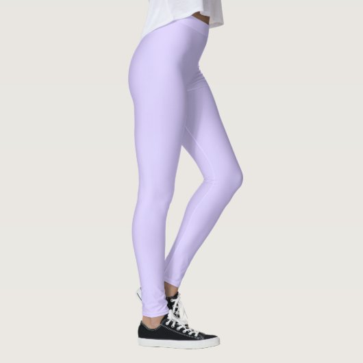 Pastel Lilac Solid Color | Classic | elegant Leggings (Rechts)